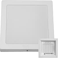 Painel Plafon Luminária De Led Quadrado Sobrepor 24w Bivolt Cor branco frio 6500k