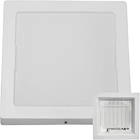 Painel Plafon Luminária De Led Quadrado Sobrepor 24w Bivolt Cor branco frio 6500k