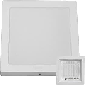 Painel Plafon Luminária De Led Quadrado Sobrepor 24w Bivolt Cor branco frio 6500k