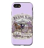 Mackinac Island Lilac Festival Horse Carriage Michigan Case for iPhone SE (2020) / 7/8