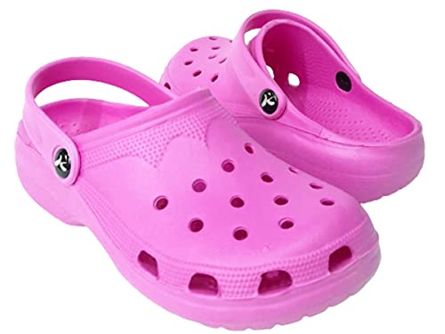 Babuche Sandalia Kemo CROCS Feminino King 911 Chinelo Clássico Eva (33/34, ROSA)