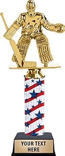 Hockey Goalie Awards - 11" Hockey Goalie Trophies with Custom Text Prime