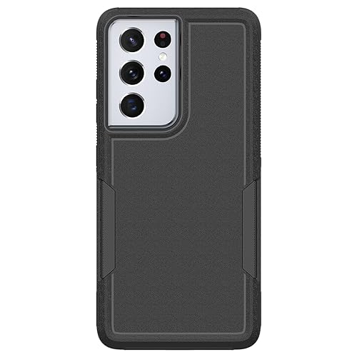 for Samsung Galaxy S21 Ultra Case: Dual Layer Protective Heavy Duty Cell Phone Cover Shockproof Rugged with Screen Protector - Military Protection Bumper Tough - Samsung Galaxy S21 Ultra 5G, Black by MDCN - Image 7