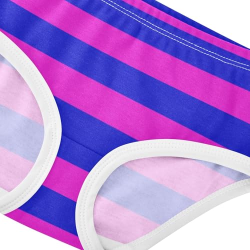 Navy Hot Pink Stripe Toddler Girls's Underwear 2T4