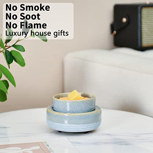 Copinpin Wax Melt Warmer, Ceramic Candle Melter Melting Wax 3-In-1 Oil Burner Electric Fits Yankee Large Jar, Scented Candle Holder For Home Decor #TOP2