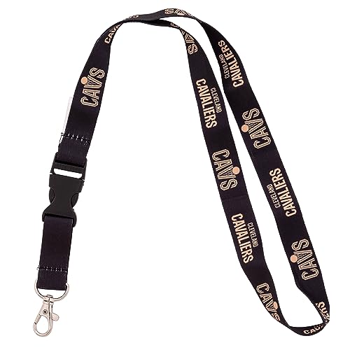 Desert Cactus Cleveland Cavaliers Lanyard Keychain Detachable NBA Breakaway Snap Buckle National Basketball Association Car Keys ID Badge Holder (Lanyard B)