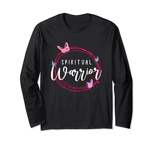 Positive women saying or Spiritual Warrior Long Sleeve T-Shirt