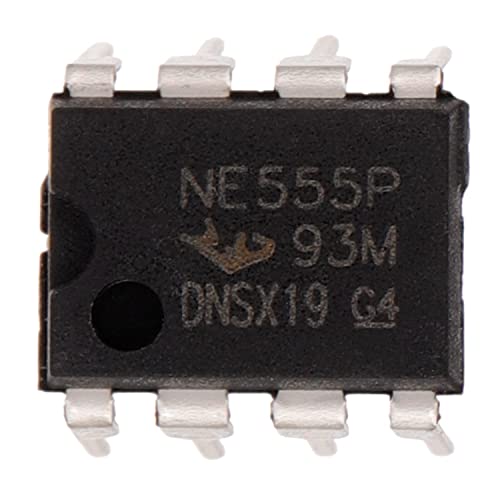 BOJACK NE555 Temporizador IC NE555P Generador de pulsos DIP-8 (Paquete de 50 piezas)