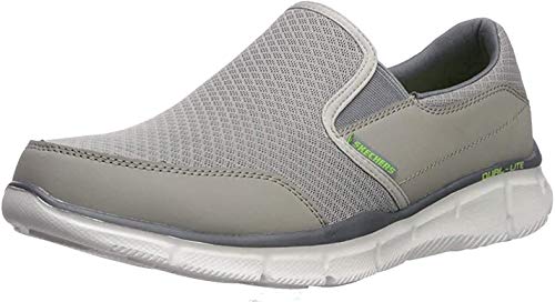 Skechers Men's Equalizer Persistent Slip-On Sneaker, Grey, 11 M US
