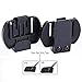 QSPORTPEAK V6 V4 Intercom Accessories,Helmet Intercom Clip Mounting Bracket,Motorcycle BT Bluetooth Intercom Headset Accessories (2 Sets)