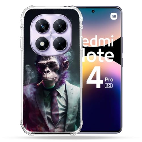 Coque Xiaomi Redmi Note 14 Pro 5G Incassable Cokitec Animal Singe