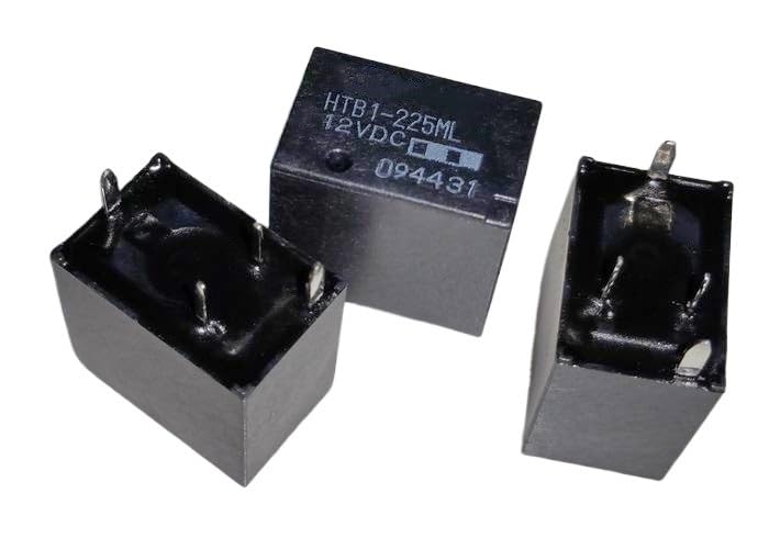 Relais 4 broches HTB1-225ML KA-1A-12V pour commutation de circuit électronique