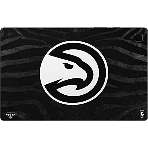 Skinit Tablet Decal Skin Compatible with Samsung Galaxy Tab A7 (2021) - Officially Licensed NBA Atlanta Hawks Black Animal Print Design