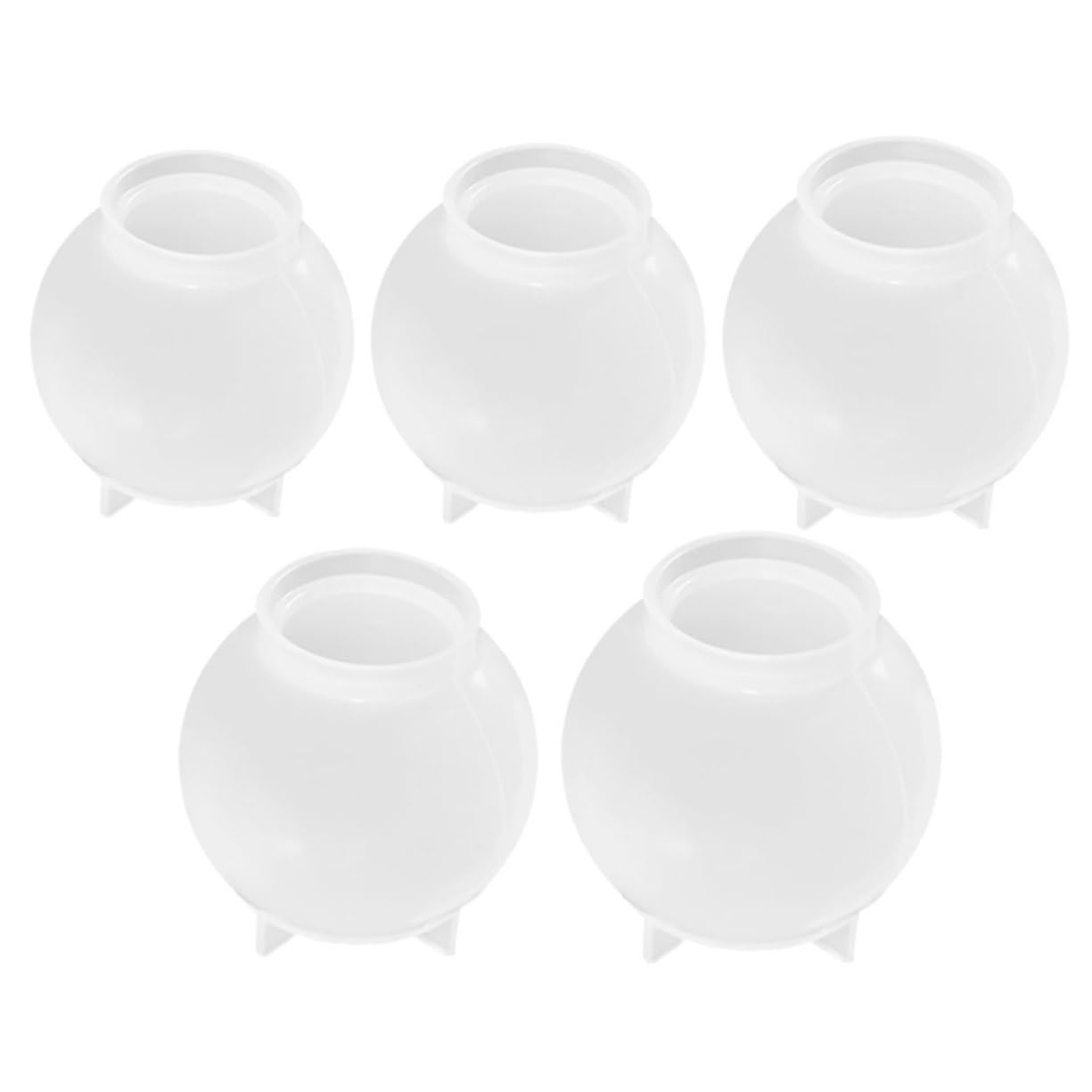 VILLCASE 15stücke Teiliges Silikon Ballform Für Dekorationen Kristallkugel Gießform Für Pflanzenpräsentationen Und Heimdeko Flexibel Und Einfach Zu Reinigen