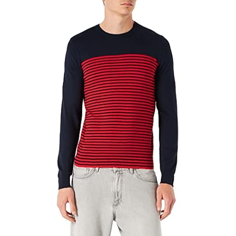 Mexx Men's Pullover Sweater, Dark Sapphire (Navy), M Cover