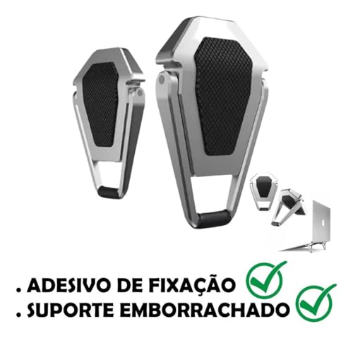 Pezinhos Para Elevar Notebook Laptop Adesivado O Par