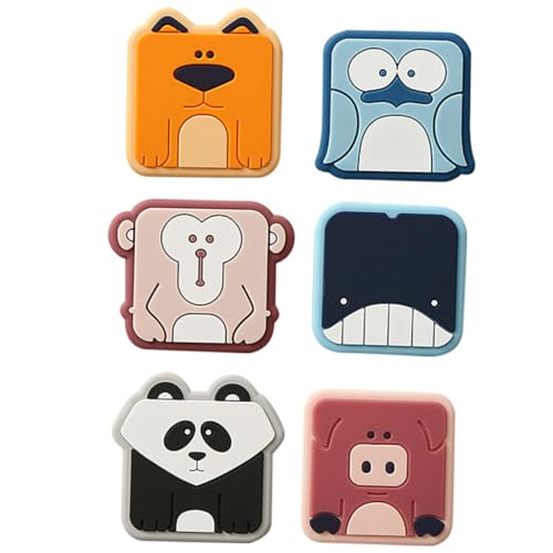 VILLFUL 6pcs Crash Pad Furniture Accessory Protection Pad for Wall Cabinet Door Handles Wall Silencer Door Stop Wall Door Home Furniture Toilet Lid Bumpers PVC Thicken Cupboard