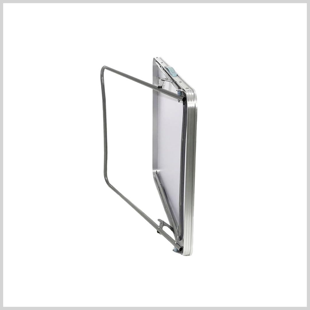 796623 Tavolo Pieghevole da Campeggio e Picnic, MDF e Acciaio, 80x60 cm, Altezza 68 cm, Richiudibile