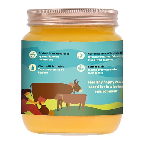 Image of Daichi - Premium Cow Ghee - 500ML (Pack of 1) | Pure, Natural, & Healthy | Grass-Fed Cows | Danedar Texture | Rich In Good Fats & Antioxidants | Easy To Digest | Crafted in Small batches