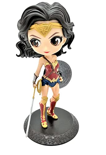 AUGEN Wonder Women Action Figure Limited Edition for Car Dashboard, Decoration, Cake, Office Desk & Study Table (15cm)(Pack of 1)