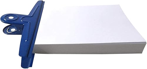 Miniatura 4 de GUKBIAY Pinzas de toro extra grandes, paquete de 2 clips de acero inoxidable de 12 pulgadas, color azul, jumbo, soporte de abrazaderas de papel para