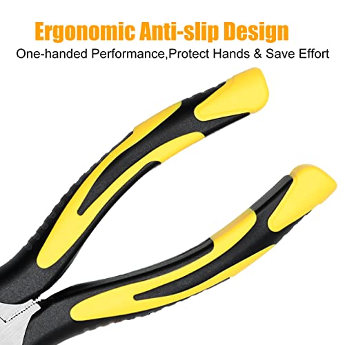 Zuzuan Premium Vise-Grip Long Needle Nose Pliers- 8 Inch & 6‘’ thumb #5