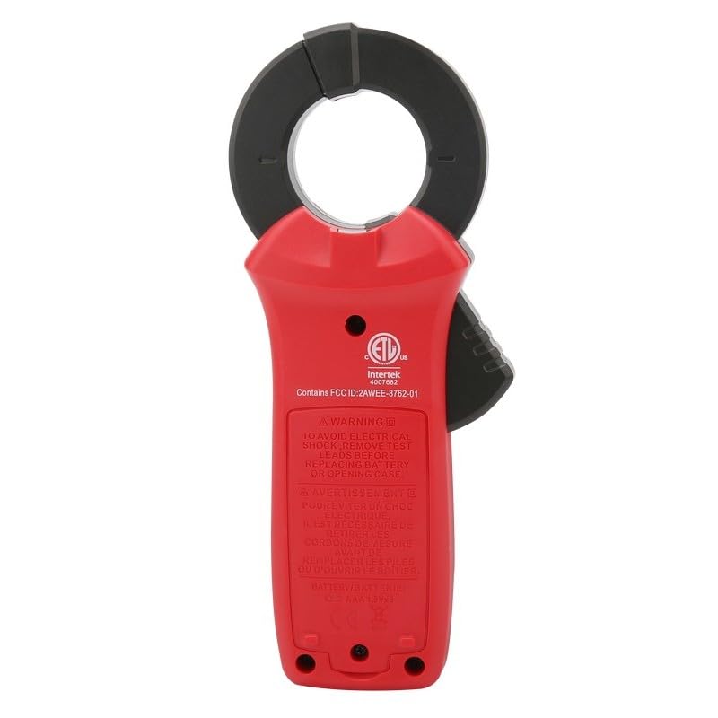 UNI-T UT251C+ Pinza amperimétrica digital para corriente de fuga AC, resolución de 1μA, rango 3mA-60A, apertura de 40mm, 3000 cuentas, con Bluetooth y prueba de armónicos miniatura 6