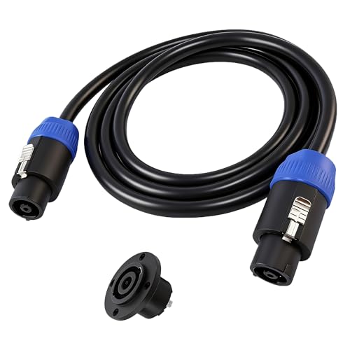 Image of 8 Pole Speakon Cables, 8 Pin NL8FC Pure Copper Wire 3.28FT