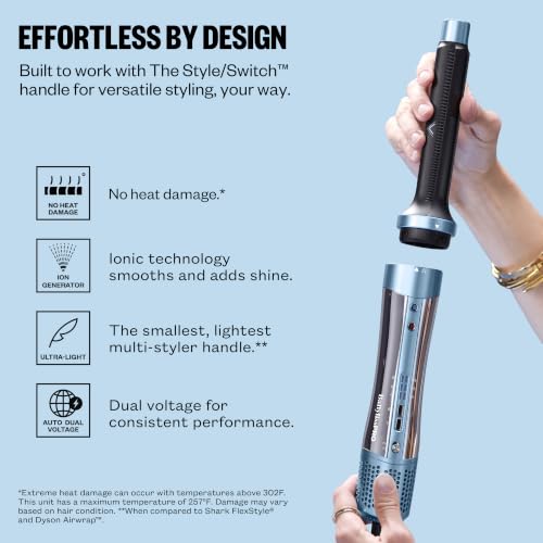 Image of BaBylissPRO The Style /Switch 5-in-1 Air Styling and Drying System, Ionic Lightweight Multi-Styler Hot Air Styler