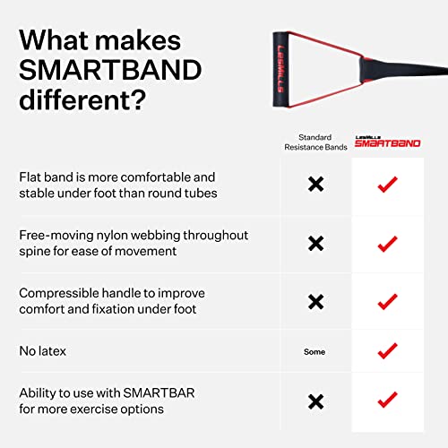 Les Mills™ Smartband™ Workouts Bands For Women And Men, Resistance Bands For Working Out, Stretch Bands For Exercise At Home Workout Equipment With Pull Up And Pilates Elastic Band #TOP3