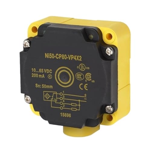 Interrupteur NI50-CP80-VP4X2 portée 50mm détection métallique haute précision