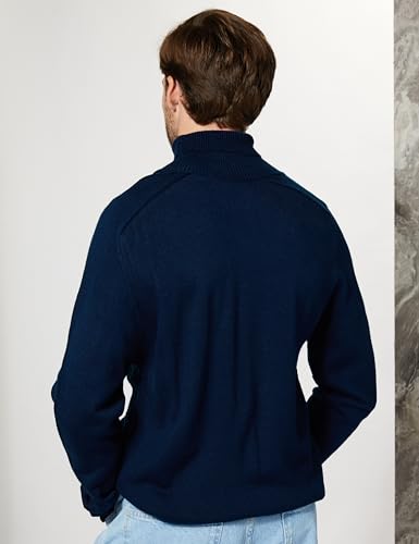 Image of Amazon Brand - Symbol Men's Casual Acrylic High Neck Sweater (Available in Plus Sizes)