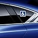Alieemo Car Handicap Parking Sign, 2PCS Reflective Magnetic Vehicle Disabled Parking Access Symbol Sticker, Waterproof Automotive Handicap Stop Signs, Universal for SUV RV Truck (Square)