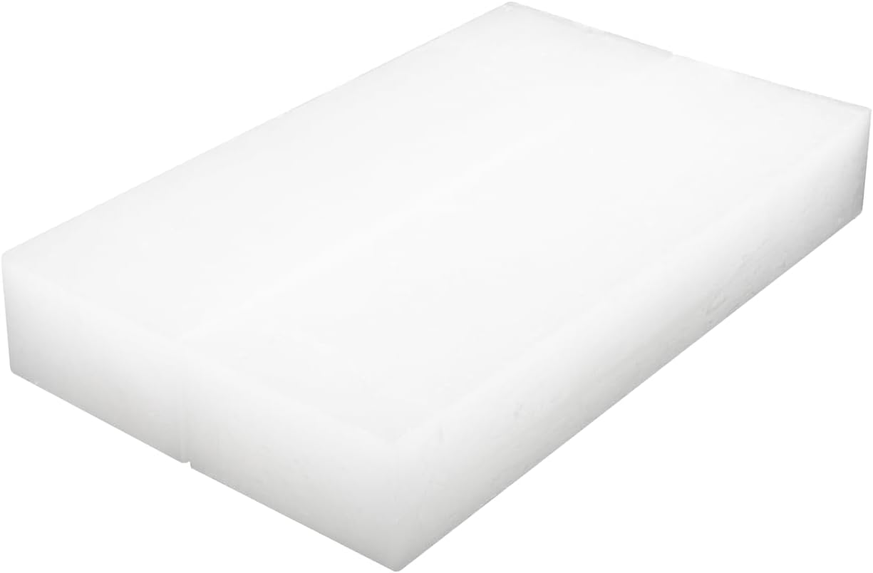 Blended Waxes, Inc. Paraffin Wax Blocks, Household Paraffin Wax for Candle Making, Canning, Waterproofing, Metal Preservation, and a Variety of Other Applications, 1lb Blocks - Pack of 2