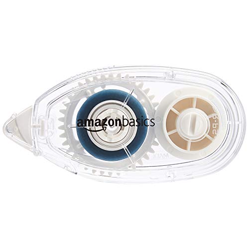 AmazonBasics Crafter's Double Sided Adhesive Tape, Removable Cap Applicator, 1/3-Inch x 32-Feet, 4-Pack