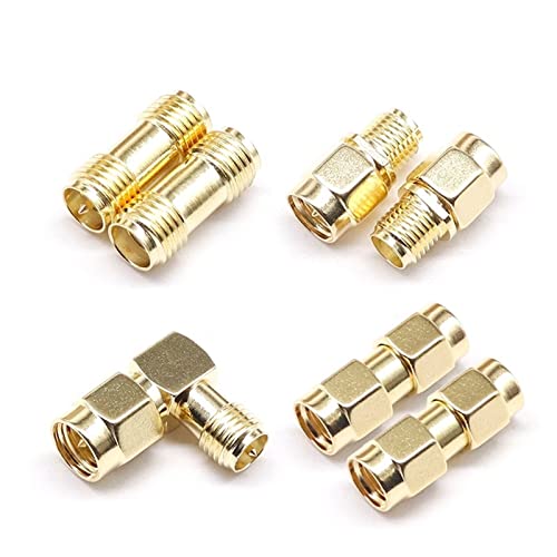 Adaptateur SMA mâle vers SMA femelle droit pour câble coaxial RF