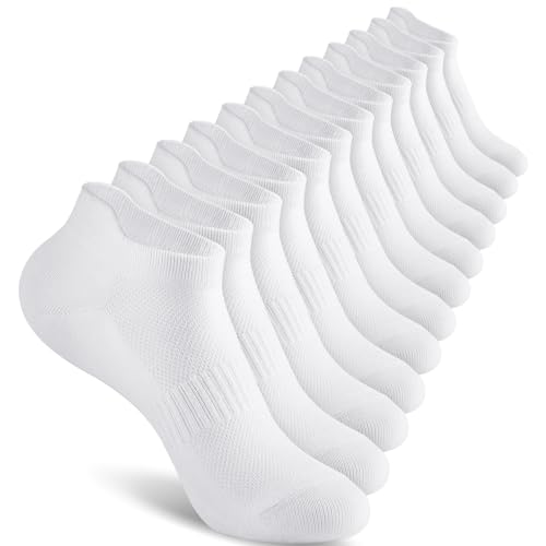 Walifrey Ankle Socks for Women, 6 Pairs Low Cut Athletic Socks for Women Running
