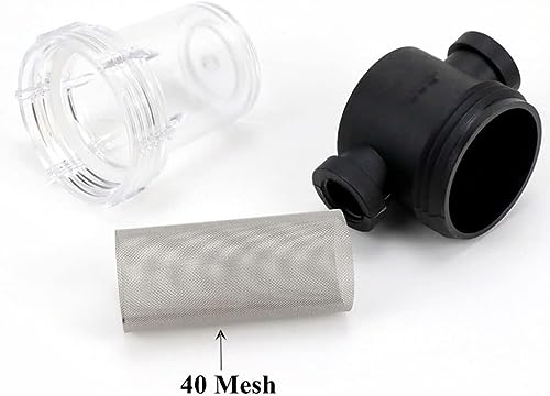 Filtre de pompe à eau et crépine d'irrigation de jardin à haut débit