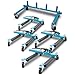 Produktbild BITUXX 4X PKW Rangierhilfe Rangierheber mechanisch Wagenheber Auto Rangierroller Rangierheber belastbar bis 560 kg pro Rangierroller inlkusive Transportständer