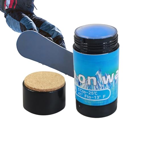 Ski Waxing Cream - 70g Performance Improving Coating, Snowboard Wax Stick | Glide Enhancer Maintenance Tool for Snowboarders Skiers Park Riders Professionals Pre-Season Post-Ride Home Use