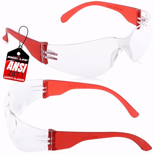 BISON LIFE Safety Glasses - Scratch Resistant Eyewear