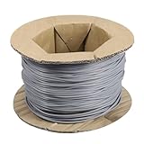 uxcell Spline für Fensterscheiben, 0,3 cm x 7,6 m, rund, für Fensterscheiben, Ersatz, Grau, 1 Rolle