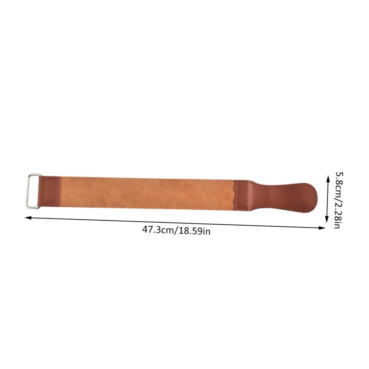 WOONEKY Double-Sided Razor Strop Tool for Home Use Convenient Shaver Sharpening Strap Clip Essential Accessories for Straight Razor Maintenance