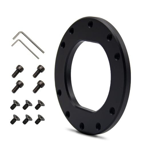 【DESIGNED FOR QR2 SERIES】: Compatible with Fanatec QR2, QR2 Pro, and QR2 Lite, offering a seamless upgrade experience and perfect integration with your sim racing setup.