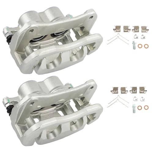 OCPTY Brake Caliper Front 19B3352 19B3353 2PCS Replacement Fit 2015-2017