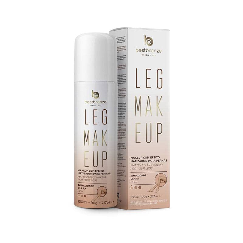 Best Bronze Leg Makeup Spray, Dark, 5 Fl Oz - Full Coverage Body Concealer for Spider Veins, Scars & Uneven Skin Tone, Transfer-Resistant