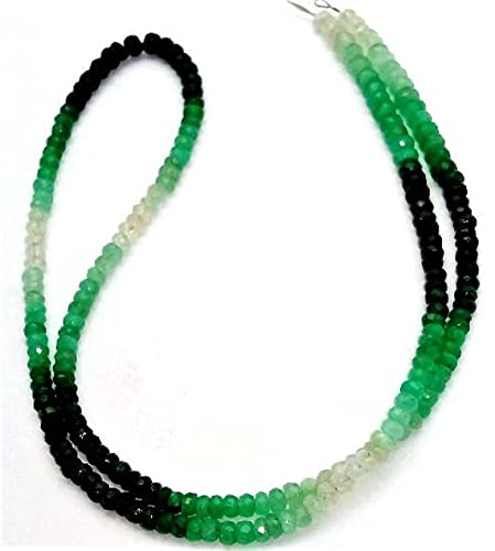 Perles émeraude facettées de 3mm pour bijoux bohèmes et élégance au quotidien