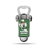 Rico Industries NBA Basketball Boston Celtics Magnetic Bottle Opener, Stainless Steel, Strong Magnet to Display on Fridge