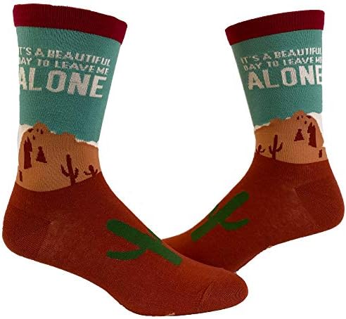 Men's Funny Sarcastic Socks Humorous Introvert Retro Vintage Footwear