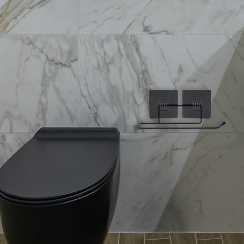 Image of Everline Toilet Paper Holder (Black)